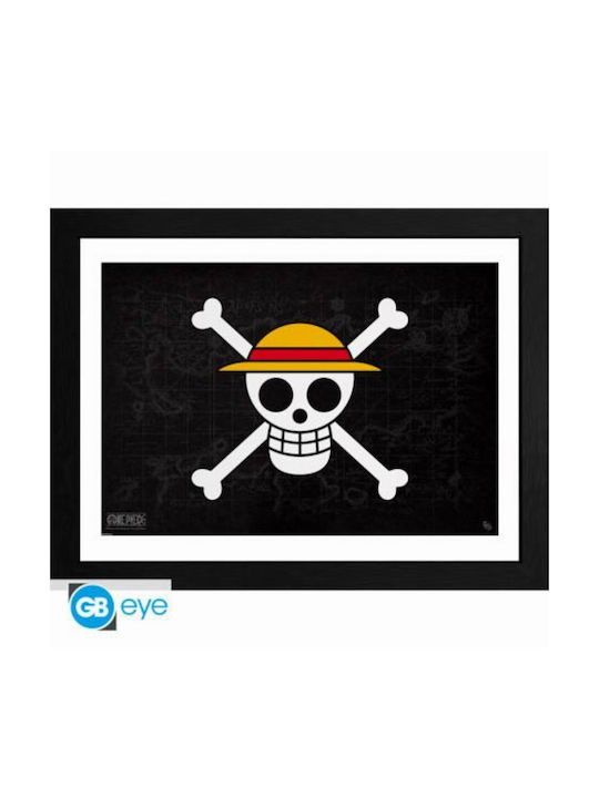 One Piece Framed Print Skull 30x40 Gbydco708