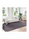 vidaXL Rutschfest Teppich Rechteckig Synthetisch,Polyester/Cotton/Leather Charcoal