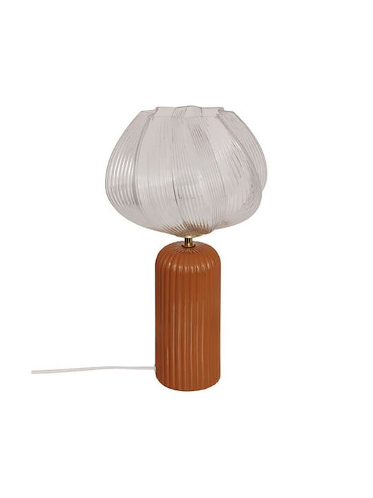 Atmosphera Decorative Lamp Flower Brown