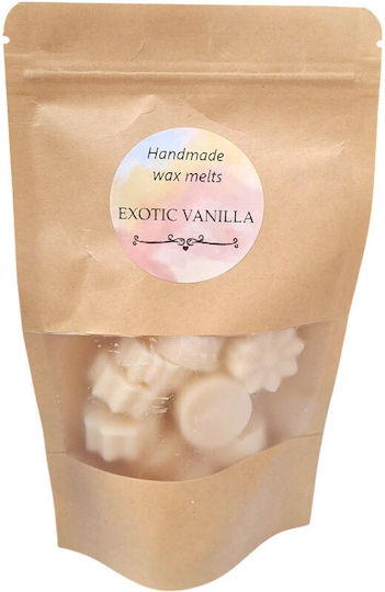 Kalliopi Silver Fragrance Wax Melt with Fragrance Vanilla WX-7016 9pcs