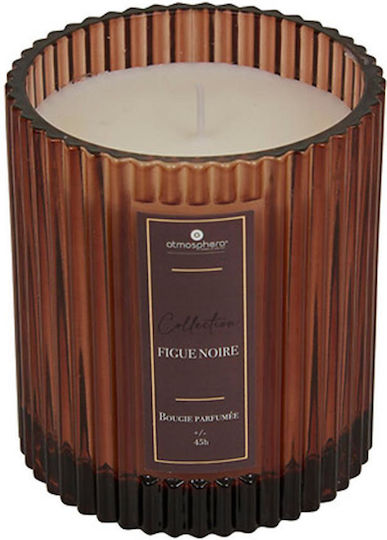 Atmosphera Διακοσμητικό Κερί Γυάλινο σε Βάζο Μαύρο 290gr