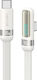 Usams USB 2.0 Cable USB-C Male - USB-C 100W PD White 1.2m