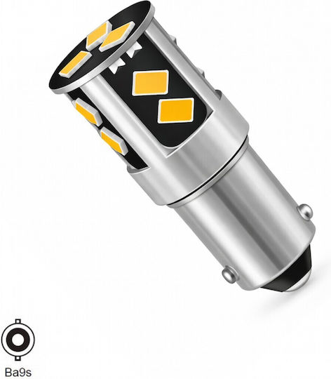 VenCore Lamps Car BA9S / T4W Canbus LED 3000K Warm White 8-48V 5.5W 1pcs