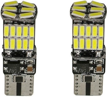 Auto Gs Lamps Car T10 / W5W / W2.1X9.5D Canbus LED White 12V 2pcs