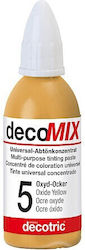 Decotric Decomix Concentrated Pigment No5 Yellow Oxide 20ml