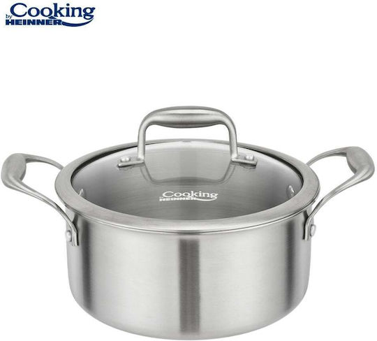 Heinner Atomic3 Deep Stainless Steel Pot 2.8L / 20cm