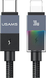 Usams USB-C to Lightning Cable 30W Black 1.2m (SJ776USB01) Usams USB-C to Lightning Cable 30W Black 1.2m (SJ776USB01)