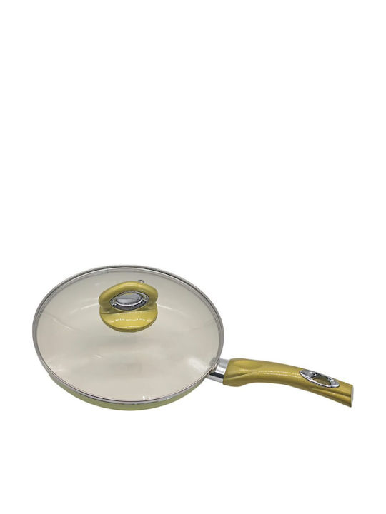 Hausberg Tigaie Cu capac din Aluminiu cu Strat Ceramic 24cm
