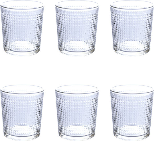 Galileo Light Pixel Water Glass Set from Glass 270ml 5910623 6 Pieces