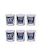 Galileo Si Legge Set of Glasses Water made of Glass 270ml 6pcs