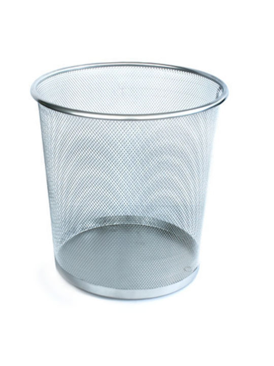 Raki Metal Mesh Trash Bin 26x27cm Gray