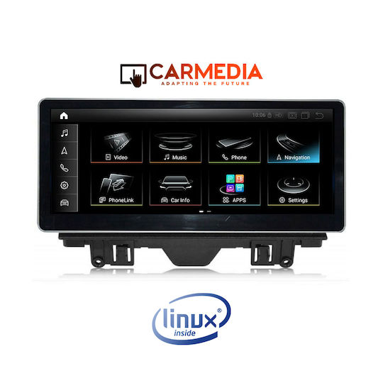 Carmedia Car Audio System for Audi Q3 2011-2018 (Bluetooth/USB/WiFi/GPS/Apple-Carplay/Android-Auto) with Touch Screen 10.25"