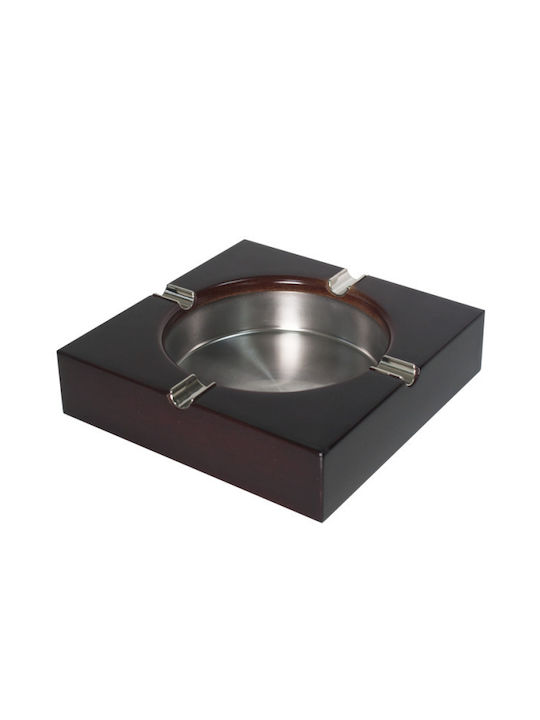 Cenușare Din Lemn Oțel Inoxidabil Raki 10x10xh3.5cm