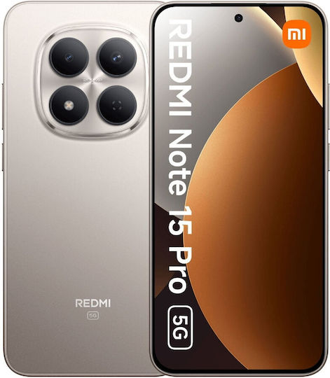 Redmi Note 15Pro +Xiaomi Sound Pocketセット Xiaomi Redmi Note 15 Pro 5G Dual SIM (8/256GB) Culoare Titan