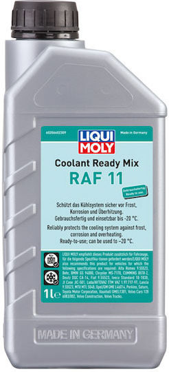 Liqui Moly Raf 11 Αντιψυκτικό Παραφλού Ψυγείου Μοτοσυκλέτας -20°C Μπλε Χρώμα 1lt