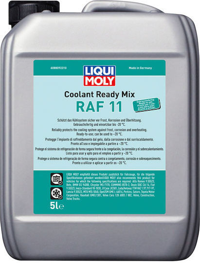 Liqui Moly Raf 11 Paraflu Motorcycle Radiator Coolant Blue Colour 5lt