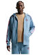 Sportswear Club Fleece Cardigan With Light Blue Hood