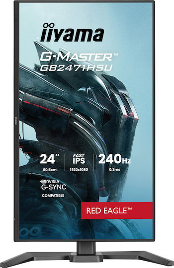 Iiyama G-MASTER GB2471HSU-B1 IPS HDR Gaming Monitor 23.8" FHD 1920x1080 240Hz