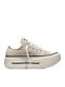 Lift Double Damen Flatforms Sneakers Papyrus / Egret / Schwarz
