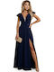 Maxi Kleid für Hochzeit / Taufe Navy Blue