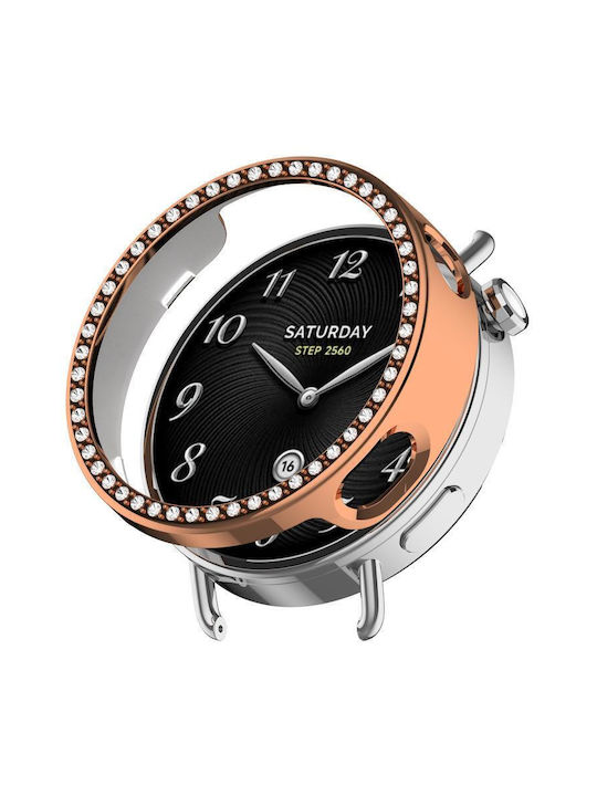Schutz Hülle Für Einreihige Diamanten Serie Xiaomi Watch S4 41mm Rose Gold