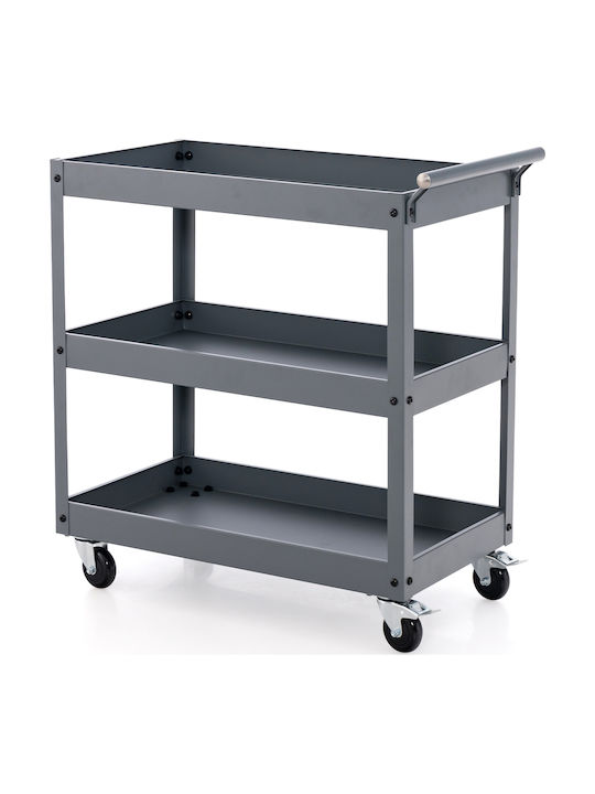 Costway Rack de bucătărie Metalic Gri