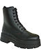 Leather Women's Ankle Boots Black Minimal