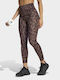 Optime Essentials Schulung Frauen Gekürzt Leggings Leopard
