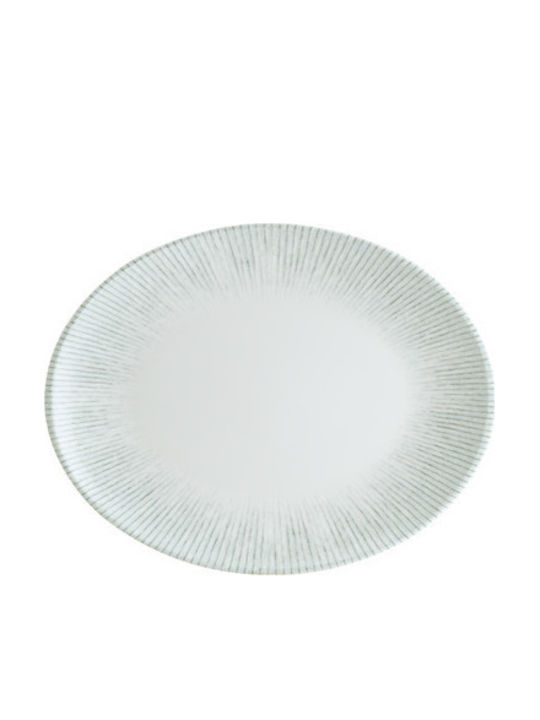 Bonna Iris Farfurie joasă Oval din Porțelan 25x19cm
