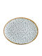 Bonna Calif Farfurie joasă Oval din Porțelan 31x24cm