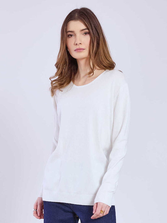 Celestino Women's Sweater Round Neck Loose Fit ...