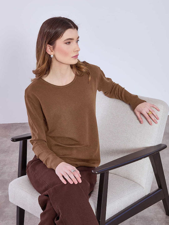 Celestino Women's Sweater Round Neck Loose Fit ...