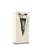 Costway Fabric Wardrobe with Zipper and Shelves in Beige Color 75x50x170cm