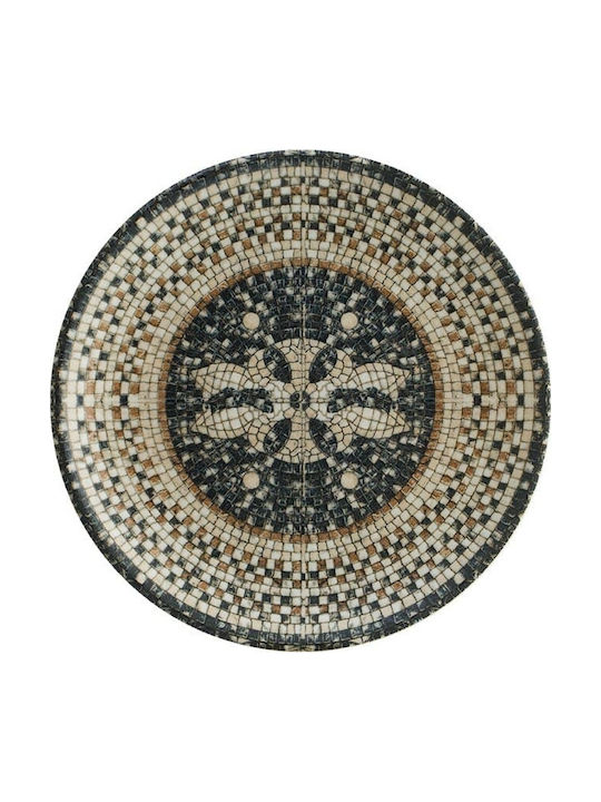 Bonna Mesopotamia Farfurie joasă din Porțelan Negru 19cm