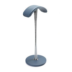 Ddhifi Hs270-blue Premium Headphone Stand Genuine Leather Arc & Weighted Base