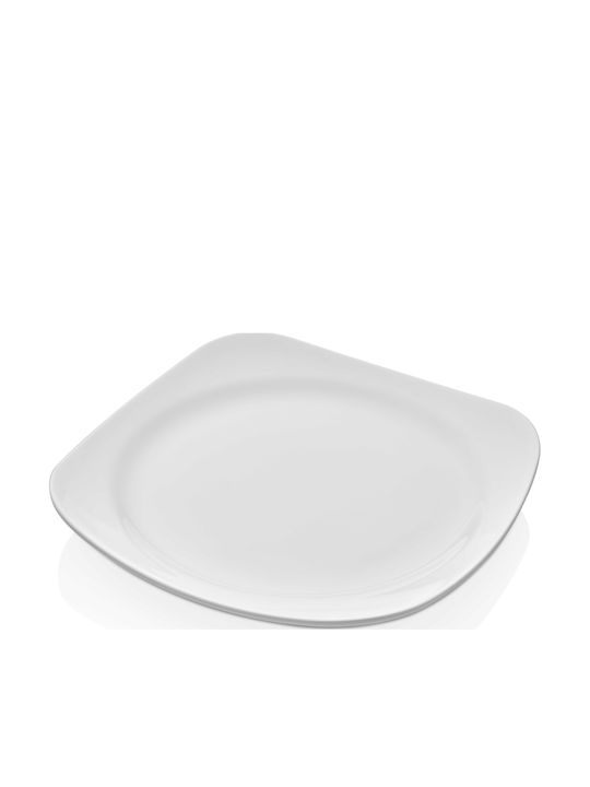 Raki Teller Untiefe Platz aus Melamin 28x28cm
