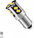 VenCore Lamps Car BAx9S Canbus LED 6000K Cold White 8-48V 5.5W 1pcs
