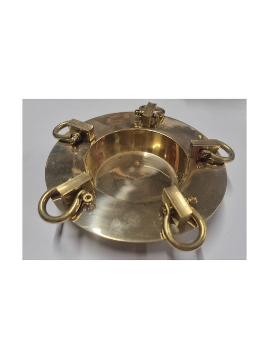 Din bronz cu chei nautice Φ15cm Scrumbieră Țigaretă 1buc