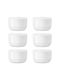 Bormioli Rocco Buffet Coppe Bol de Servire Rotund Sticlă cu Diametru 10buc 6buc