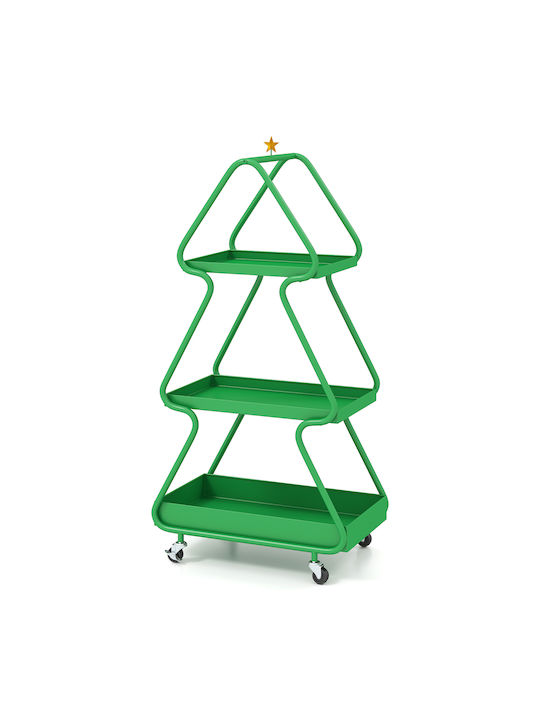 Costway Christmas Tableware Ornaments with Trees Costway Christmas Tableware Ornaments with Trees