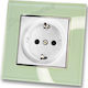 Lineme Single Walled White Power Socket