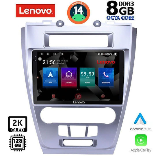 Lenovo Ηχοσύστημα Αυτοκινήτου για Ford Fusion 2012-2017 (Bluetooth/USB/WiFi/GPS/Apple-Carplay/Android-Auto) με Οθόνη Αφής 10"