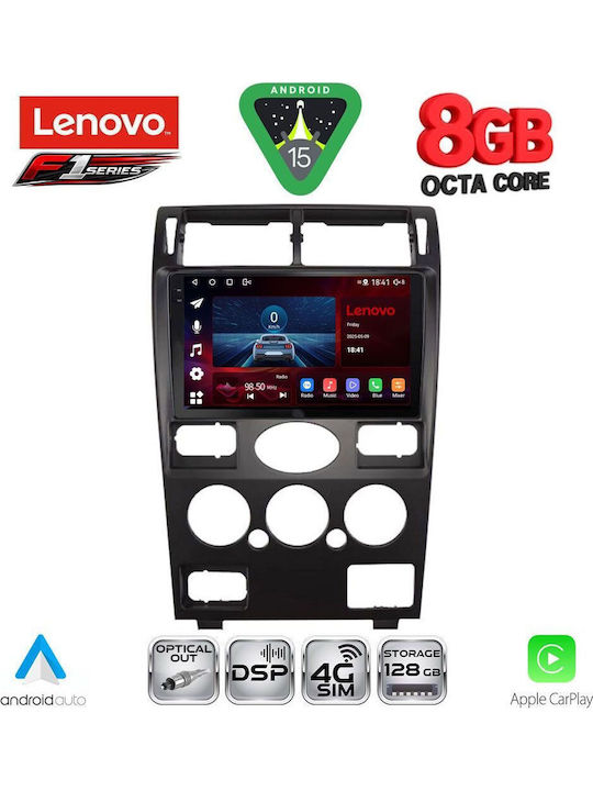 Lenovo Car Audio System for Ford Mondeo 2003-2006 (Bluetooth/USB/WiFi/GPS/Apple-Carplay/Android-Auto) with Touch Screen 9"