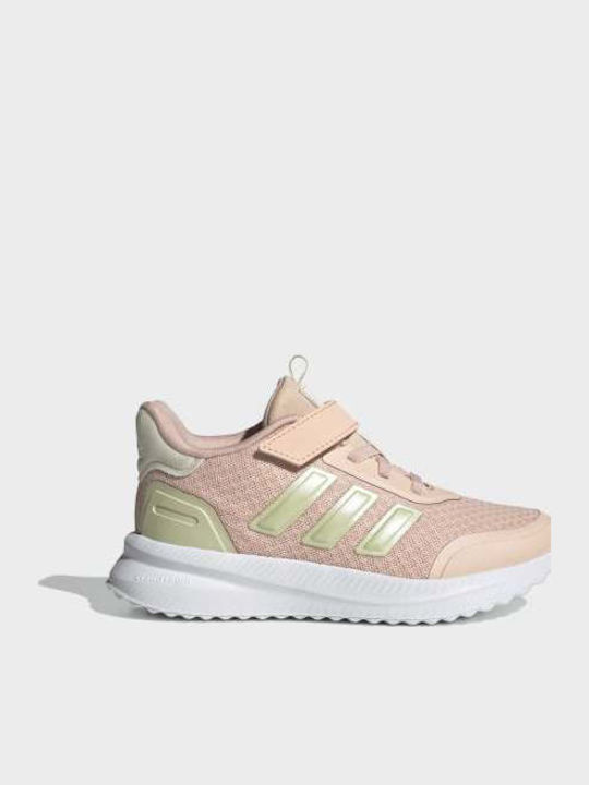 Kids Sports Shoes Running with Hoop & Loop Closure Pink
