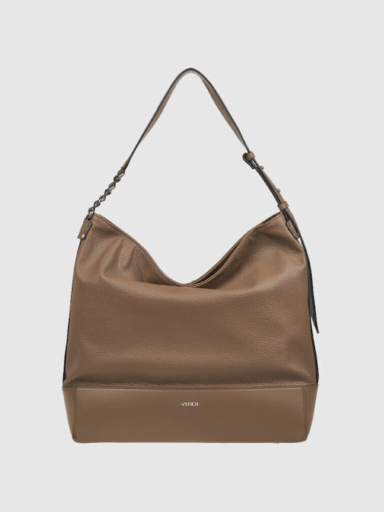 Verde Women's Bag Shoulder Taupe