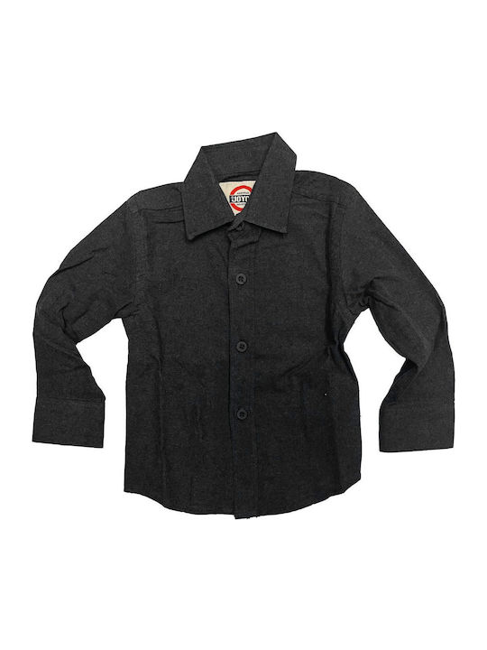 Joyce Kids Shirt Long Sleeve Black