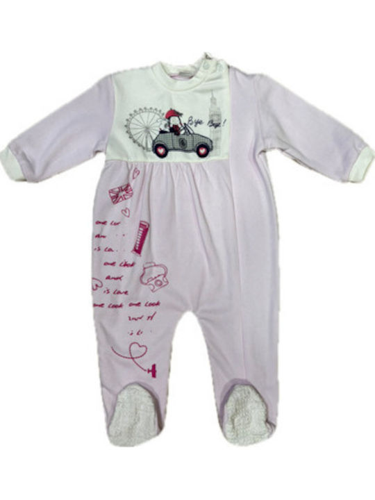 Sweet Baby Body pentru Bebeluși White/Lilac