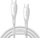 Joyroom S-A59 Vibrant Series USB 2.0 USB-C Male To USB-C 60W White 1.2m Cable