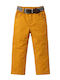 Kids' Fabric Pants Moustard
