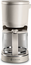 Singer Tiffanys Filterkaffeemaschine 1000W Singer Tiffanys Filterkaffeemaschine 1000W